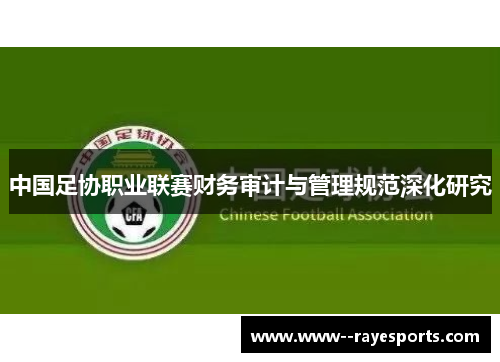 中国足协职业联赛财务审计与管理规范深化研究